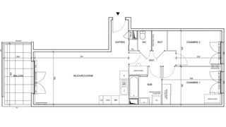  Appartement � vendre 3 pi�ces 66 m�