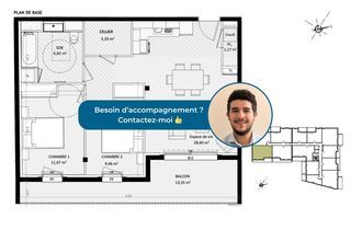  Appartement � vendre 3 pi�ces 61 m�