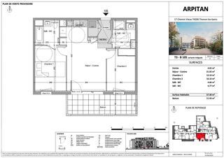  Appartement � vendre 3 pi�ces 57 m�