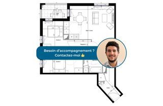  Appartement � vendre 3 pi�ces 69 m�