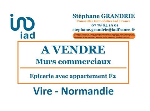 Vente Boutique/Local commercial 100 m&sup2; 43500 14500 Vire normandie