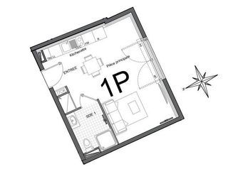  Appartement � vendre 1 pi�ce 28 m�