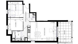  Appartement � vendre 3 pi�ces 66 m�