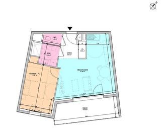  Appartement � vendre 2 pi�ces 46 m�