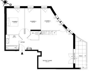  Appartement � vendre 4 pi�ces 78 m�