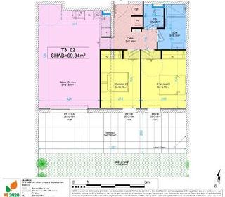  Appartement � vendre 3 pi�ces 69 m�