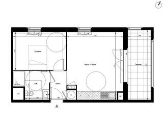  Appartement � vendre 2 pi�ces 42 m�