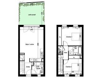  Maison � vendre 3 pi�ces 71 m�