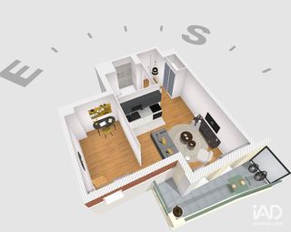  Appartement � vendre 1 pi�ce 40 m�