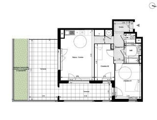  Appartement � vendre 3 pi�ces 64 m�