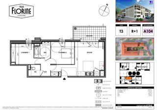  Appartement � vendre 3 pi�ces 59 m�