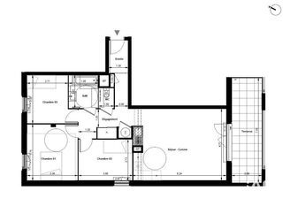  Appartement � vendre 4 pi�ces 78 m�