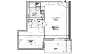  Appartement � vendre 2 pi�ces 50 m�