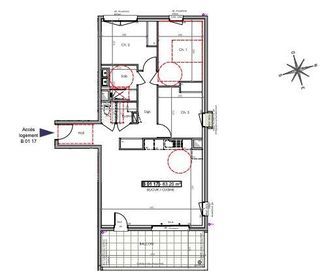  Appartement � vendre 4 pi�ces 83 m�