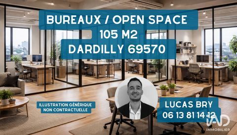 Location Bureaux 105 m&sup2; 2500 69570 Dardilly