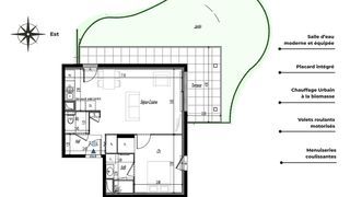  Appartement � vendre 2 pi�ces 46 m�