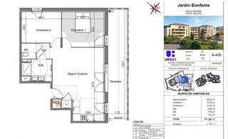  Appartement � vendre 3 pi�ces 60 m�