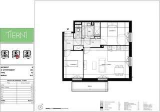  Appartement � vendre 3 pi�ces 62 m�