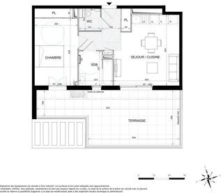  Appartement � vendre 2 pi�ces 44 m�