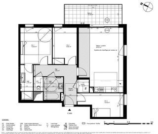  Appartement � vendre 4 pi�ces 86 m�