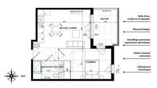  Appartement � vendre 2 pi�ces 42 m�