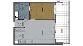  Appartement � vendre 2 pi�ces 44 m�