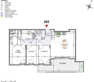  Appartement � vendre 4 pi�ces 85 m�