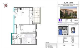  Appartement � vendre 3 pi�ces 61 m�