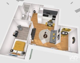  Appartement � vendre 2 pi�ces 54 m�