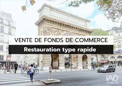 Vente Sandwicherie 50 m&sup2; 120000 75010 Paris