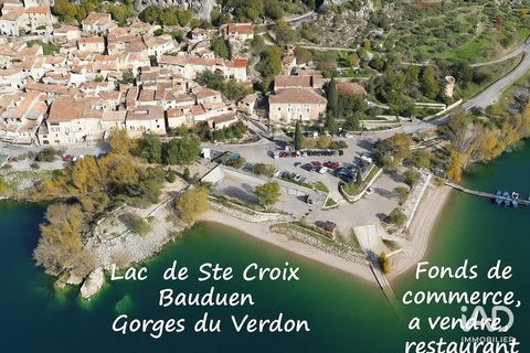 Vente Bar-brasserie 80 m&sup2; 220000 83630 Bauduen