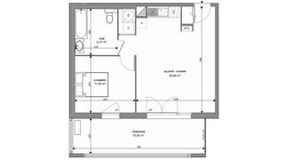  Appartement � vendre 2 pi�ces 46 m�