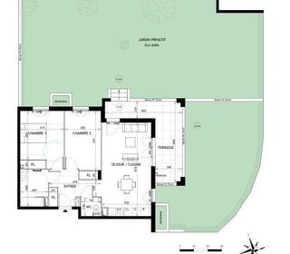  Appartement � vendre 3 pi�ces 64 m�