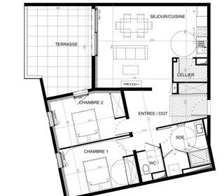  Appartement � vendre 3 pi�ces 76 m�