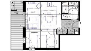  Appartement � vendre 2 pi�ces 47 m�