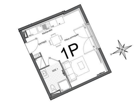   Vente Appartement 1 pi�ce Appartement - 1 pi�ce(s) - 28 m�
