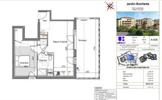  Appartement � vendre 2 pi�ces 45 m�