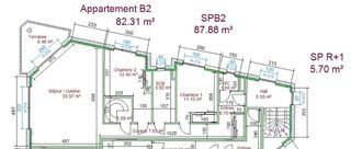  Appartement � vendre 3 pi�ces 82 m�