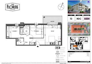  Appartement � vendre 3 pi�ces 59 m�