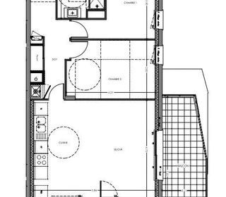  Appartement � vendre 3 pi�ces 66 m�