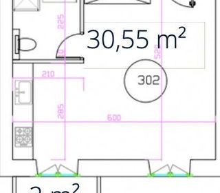  Appartement � vendre 1 pi�ce 30 m�