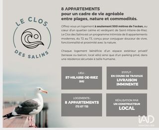  Appartement � vendre 3 pi�ces 64 m�