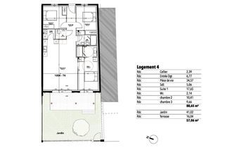  Appartement � vendre 4 pi�ces 89 m�