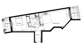  Appartement � vendre 2 pi�ces 45 m�