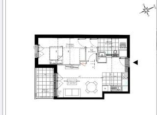  Appartement � vendre 2 pi�ces 48 m�