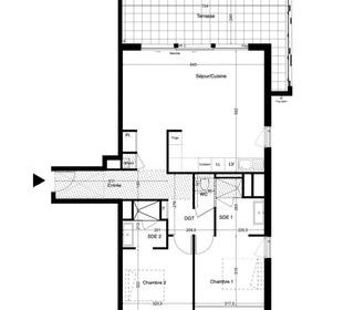  Appartement � vendre 3 pi�ces 79 m�