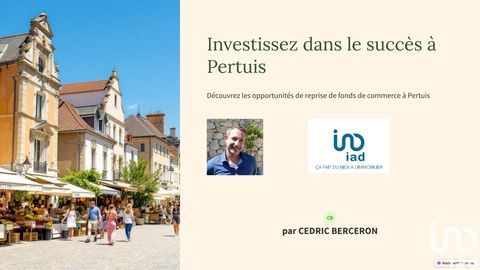 Vente Boutique/Local commercial 46 m&sup2; 54000 84120 Pertuis