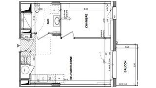  Appartement � vendre 2 pi�ces 38 m�