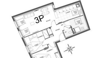  Appartement � vendre 3 pi�ces 60 m�