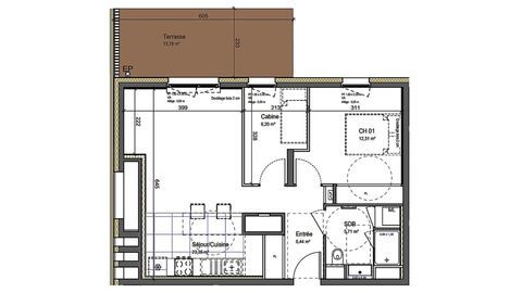   Vente Appartement 2 pi�ces Appartement - 2 pi�ce(s) - 54 m�